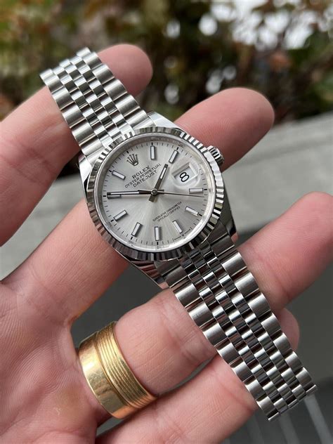 rolex 36mm datejust easy link|rolex datejust price chart.